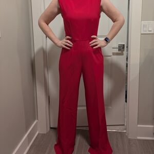 JAYGODFREY Vibrant Red Jumpsuit